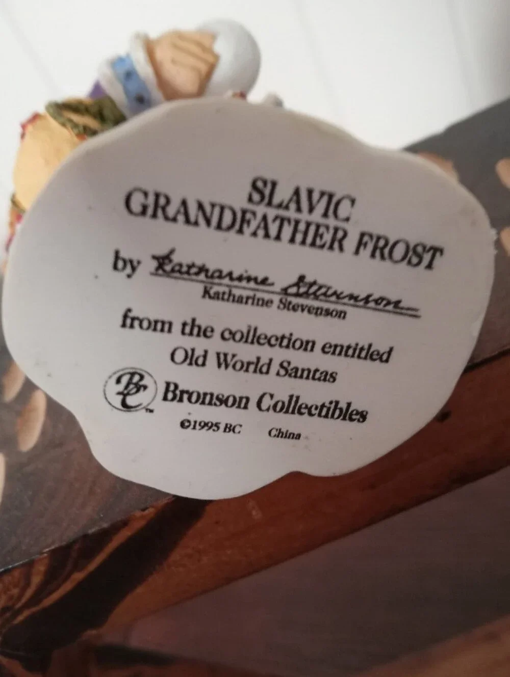 Vtg 1995 Old World Santas Bronson Collectibles Slavic Grandfather Frost. Nice.